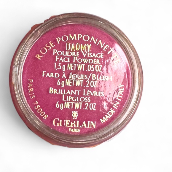 Guerlain Rose Pomponnette Trio – Face Powder, Blush & Lip Gloss – Rare - Picture 5 of 9